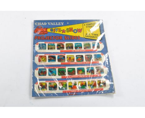 Chad Valley Give-a-show project slides featuring Gerry Anderson's Supercar and Fireball XL5 plus the Wright brothers and Pope