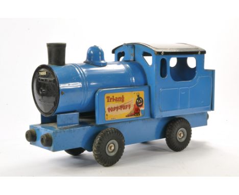 Triang Large Scale Pressed Metal 'Puff Puff' Locomotive. Generally good but obvious playwear. 