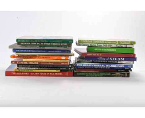 An assortment of Railway Literature comprising the following publications; Remembering Steam The End of British Rail steam in