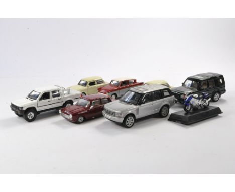 Farm Model Interest comprising a group of 1/32 vehicles. All appear to be without significant fault. 