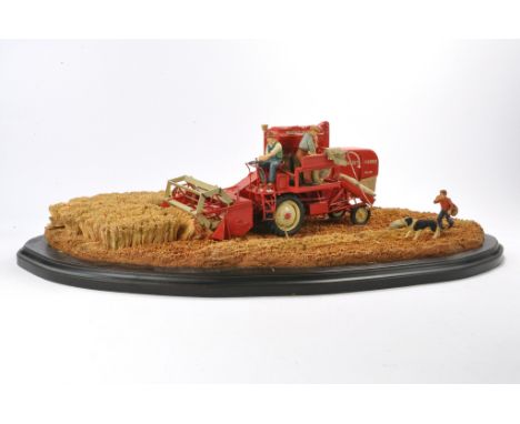 Country Artists Tractor Study comprising 'Harvest Break' featuring Massey Harris 726 Combine. No obvious faults. Comes with P