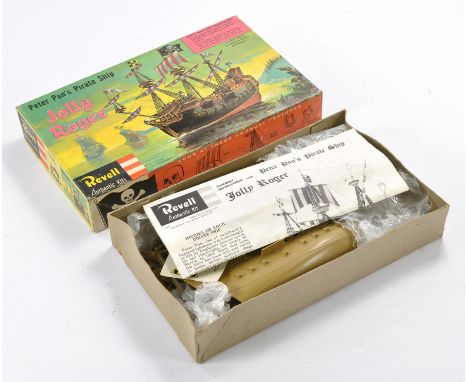 Revell vintage plastic model kit comprising Disney Peter Pan's Pirate Ship the Jolly Roger. Looks to be complete. 