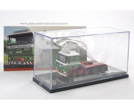 IMC Collectibles 1/50 high detail model truck issue comprising No. 32-0096  DAF 95 in the livery of Cadzow. Looks to be witho
