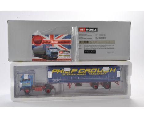 WSI Collectibles 1/50 high detail model truck issue comprising No. 01-3433 Volvo F88 4x2 + Classic Curtainside Trailer - 2 Ax