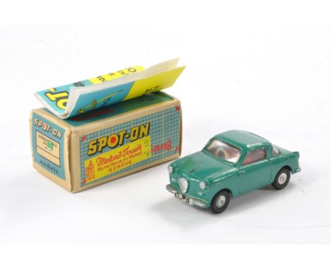 Triang Spot-On No. 131 Goggomobile. Metallic green with red interior. Generally excellent with only the odd minor mark in ver