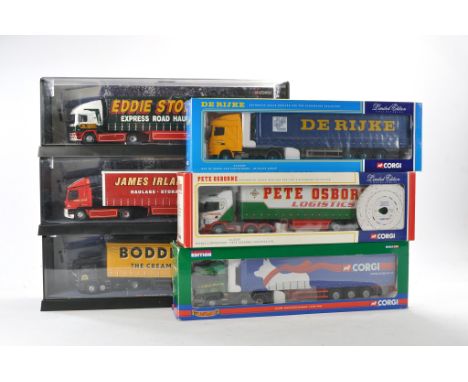 Six Corgi Model Truck issues including a trio of early issue Display case variants. 