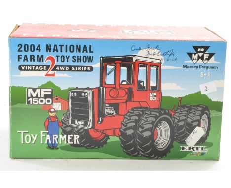 Ertl 1/32 farm issue comprising NFTS 2004 Massey Ferguson 1500 Tractor. Excellent and looks to have not been previously remov