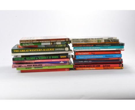 An assortment of Railway Literature comprising the following publications; Steam in the East Midlands, A Decade of BR Steam R