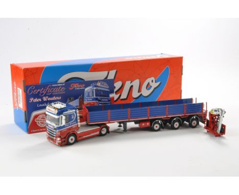 Tekno 1/50 model Truck issue comprising No. 76464 Scania in the livery of Peter Wouters. Limited Edition 272 of 320. Looks to