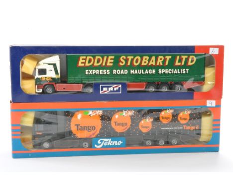 Tekno 1/50 model Truck issue comprising No. 02/1997 The British Collection ERF in the livery of Eddie Stobart.  Looks to be w