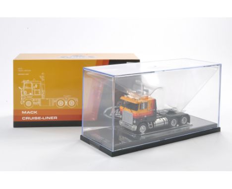 IMC Collectibles 1/50 high detail model truck issue comprising No. 31-0230 Mack Cruise liner 6 x 4. Looks to be without fault