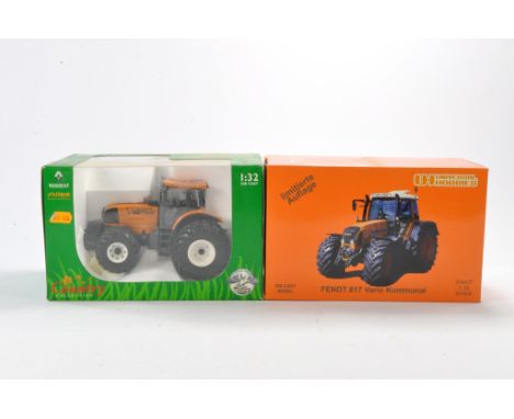 Universal Hobbies 1/32 Farm Tractor duo to include limited edition Weise Fendt 817 Kommunal plus harder to find Dual wheels a