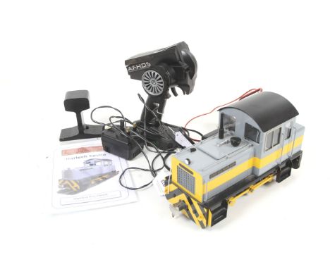 A G Gauge battery operated locomotive Harlech Castle. Complete with controller and instruction manual, saw regular use at hom