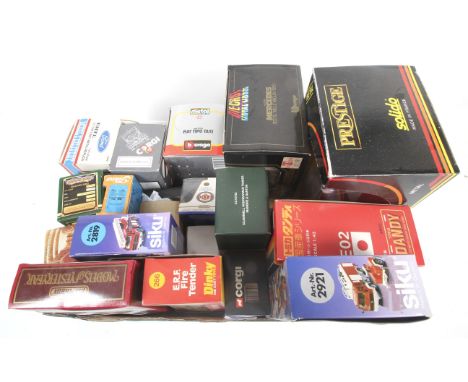 A large quantity of model car card boxes including examples by Corgi. Dinky; Matchbox; Models of Yesteryear; Burago; Solido; 