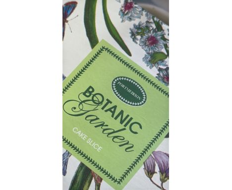 Portmeirion Botanic Garden cake slice, from 1972, made in England.