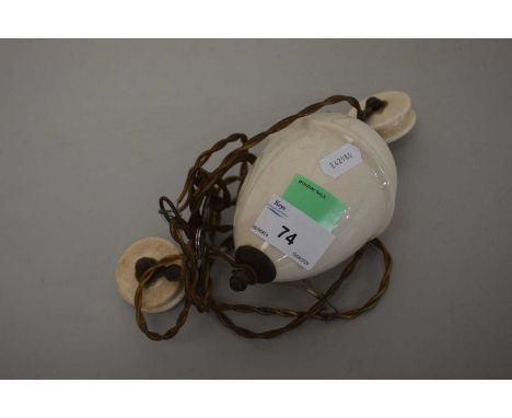 Vintage rise and fall light fitting