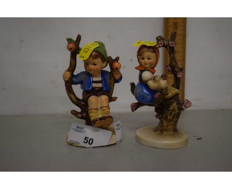 Two small Goebel figures of children