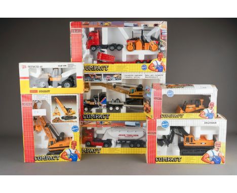 A selection of 7 Joal compact boxed vehicles and sets (q) 