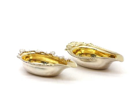 A George IV silver-gilt pap boat, by Rebecca Emes &amp; Edward Barnard, London 1825, with a cast edge and engraved to the int