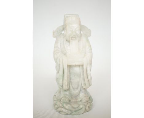 6'' Carved Chinese Jade figure  