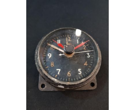 OLD AVIATION COCKPIT CLOCK