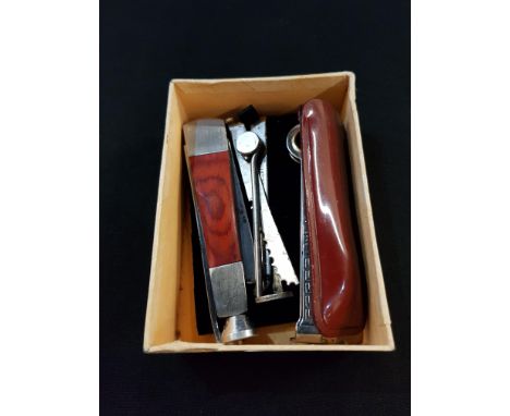 BOX OF PIPE TOOLS ETC 
