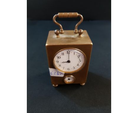 MINIATURE EDWARDIAN CLOCK ALARM 