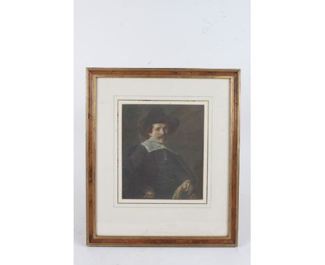 I. Kay, three coloured portrait prints, each of gentleman, contained in modern pine frames, together with four other portrait