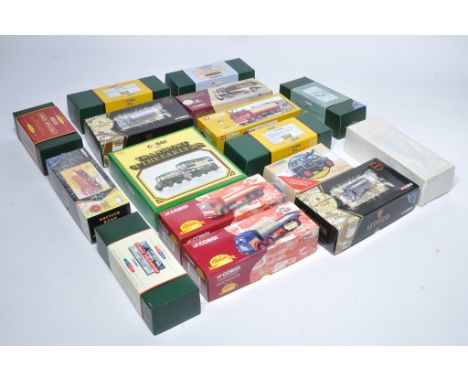 A group of Sixteen Corgi Diecast Model Issues comprising Bus, Transport and Commercial themed vehicles in various liveries as