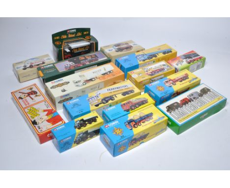 A group of fifteen Corgi Diecast Model Issues comprising Truck / Commercial themed vehicles in various liveries as shown. Mos
