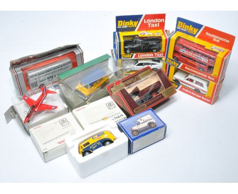 A misc group of approx 12 boxed diecast model issues including aircraft from Polistil, Dinky issues, Corgi and others as show