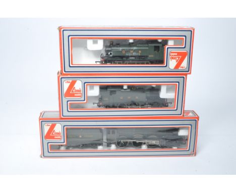 Model Railway comprising trio of Lima Locomotives as shown. Untested but do not look to have any obvious sign of fault. 