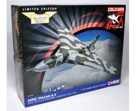 Corgi 1/72 diecast model aircraft comprising No. AA27205 Avro Vulcan B.2. Looks possibly displayed but still good with origin