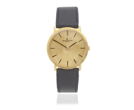 Vacheron Constantin. An 18K gold manual wind wristwatchReference: 7811Date: Circa 1975Movement: 17-jewel Cal.K1014 manual win