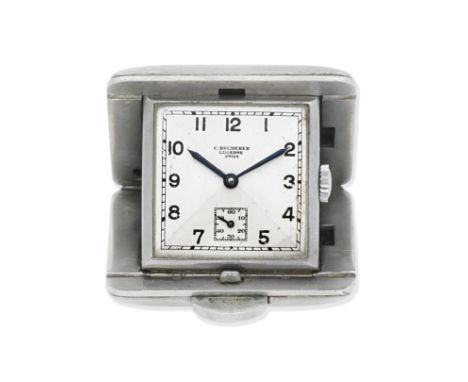 Rolex for C.Bucherer. A stainless steel manual wind purse watchReference: 3011Date: Circa 1934Movement: 15-jewel manual windD