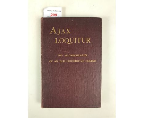 [ Railway ] Robert Weatherburn, Ajax Loquitor, or The Autobiography of an old Locomotive Engine, Crosby Lockwood &amp; Son, 1