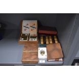 A selection of 20th Century games, to include cards and bezique