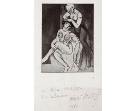A 53 x 37cm sheet featuring four black and white reproductions of Henri... A 53 x 37cm sheet featuring four black and white r