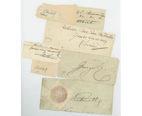 Large collection of autographs of prominent historical figures Large collection of autographs of prominent historical figures