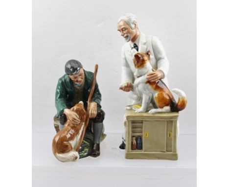 TWO ROYAL DOULTON CERAMIC FIGURES 'THANKS DOC', HN2731 and 'THE MASTER', HN2325 