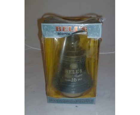 BELL'S SCOTCH WHISKY 20 YEAR OLD ROYAL RESERVE DECANTER, in original box 