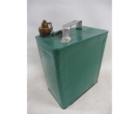 A Light Shale Oil two gallon petrol can.