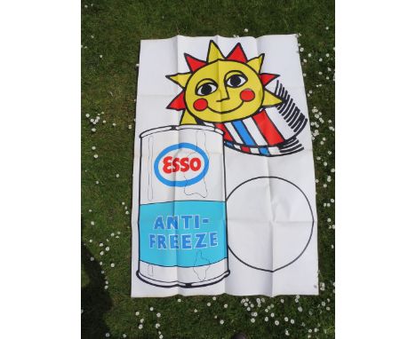 A large Esso Anti-freeze advertising poster, 39 1/4 x 59 3/4".