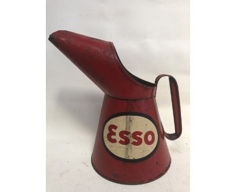 An Esso half gallon oil measure, in good condition.