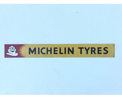 A Michelin Tyres shelf strip of unusual deep design, 19 x 2 1/4". 