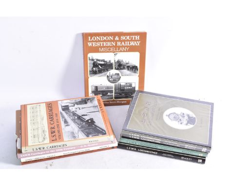 A Fine Group of LSWR Reference Books by Wild Swan and Others, comprising the set of four Locomotive histories by D L Bradley 