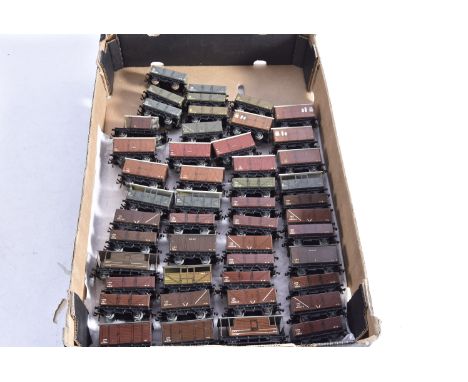 Large collection of unboxed Hornby-Dublo 00 Gauge 3-Rail pre and post Nationalisation wagons, GWR (4) NE (19), LMS (25), BR (