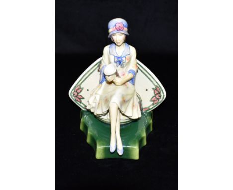 A LIMITED EDITION KEVIN FRANCIS FIGURE 'CHARLOTTE RHEAD'  numbered 730/950 Condition Report : good condition, no damage, not 