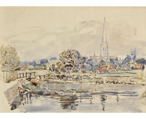 Hawksworth (William Thomas Martin, 1853-1935). Sketchbook containing various views in Salisbury and surrounding areas, circa 