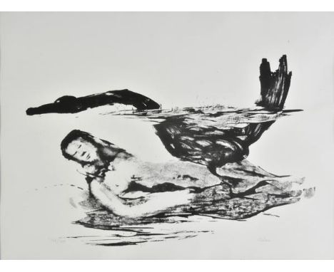 *Nolan (Sidney Robert, 1917-1992). Leda and the Swan, monochrome lithograph, signed and numbered 106/125 in pencil to lower e